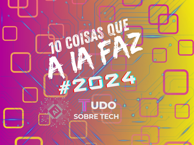 Foto representando o texto "que a IA faz em 2024"